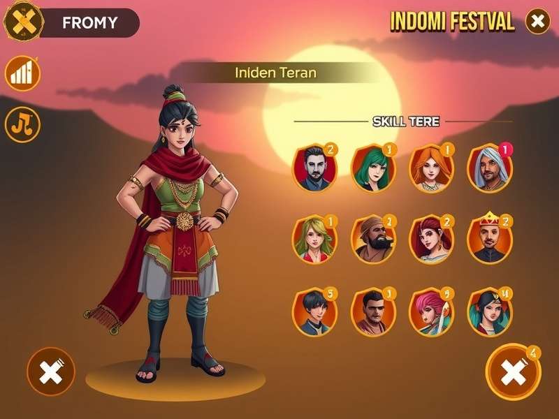 Indomitable Icon gameplay screenshot showing character customization